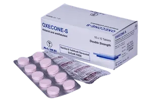 Oxecone S 400mg+400mg+30mg Tablet