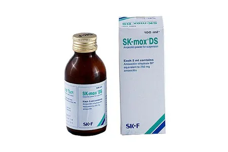 Sk Mox DS 250mg/5ml Powder for Suspension