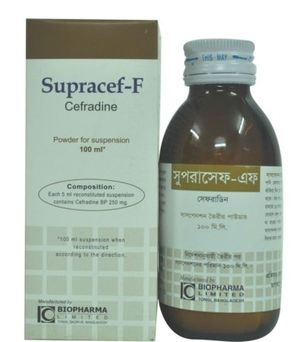 Supracef F DS 250mg/5ml Powder for Suspension