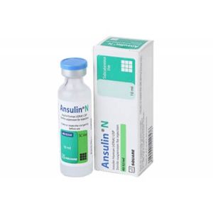 Ansulin N 40IU Vial 40IU/ml Injection