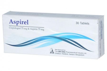 Aspirel 75mg+75mg Tablet