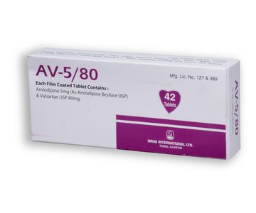 AV-5/80 5mg+80mg Tablet