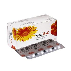 Vital E+C 250mg+200mg Tablet