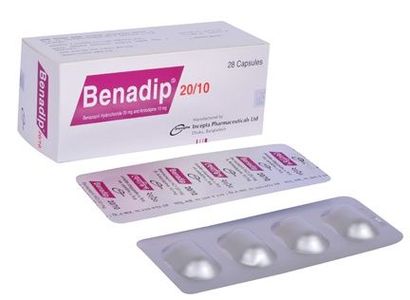 Benadip 10/20 10mg+20mg Capsule