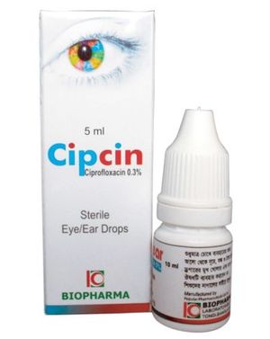 Cipcin 0.30% Eye/Ear Drops