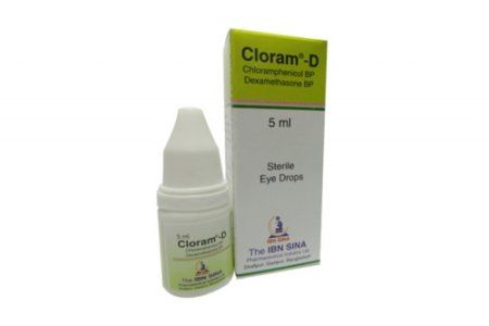 Cloram D 0.1%+0.5% Eye/Ear Drops