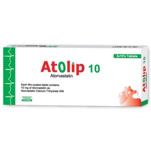 Atolip 10mg Tablet