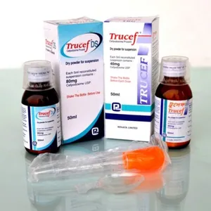 Trucef 50ml 40mg/5ml Powder for Suspension