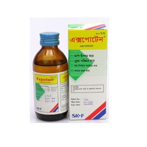 Expoten (30mg+100mg+1.25mg)/5ml Syrup