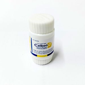 Calbon D 500mg+200IU Tablet