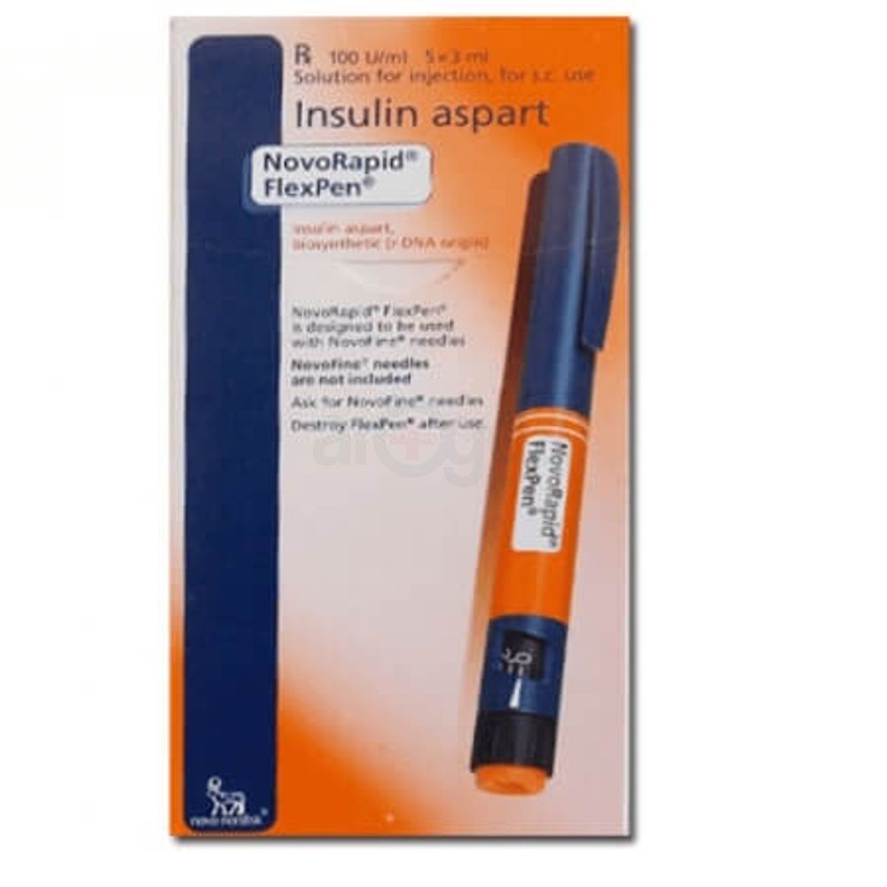NovoRapid Flexpen 100IU/ml Injection Arogga Online Pharmacy