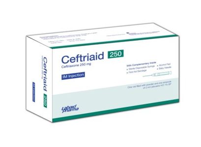 Ceftriaid 250mg IM 250mg/vial Injection