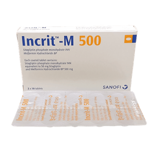 Incrit M 500mg+50mg Tablet