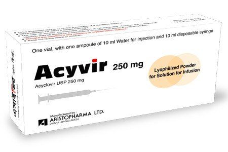 Acyvir 250mg/vial IV Infusion