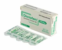 Diclofen 100 Suppository 100mg Suppository