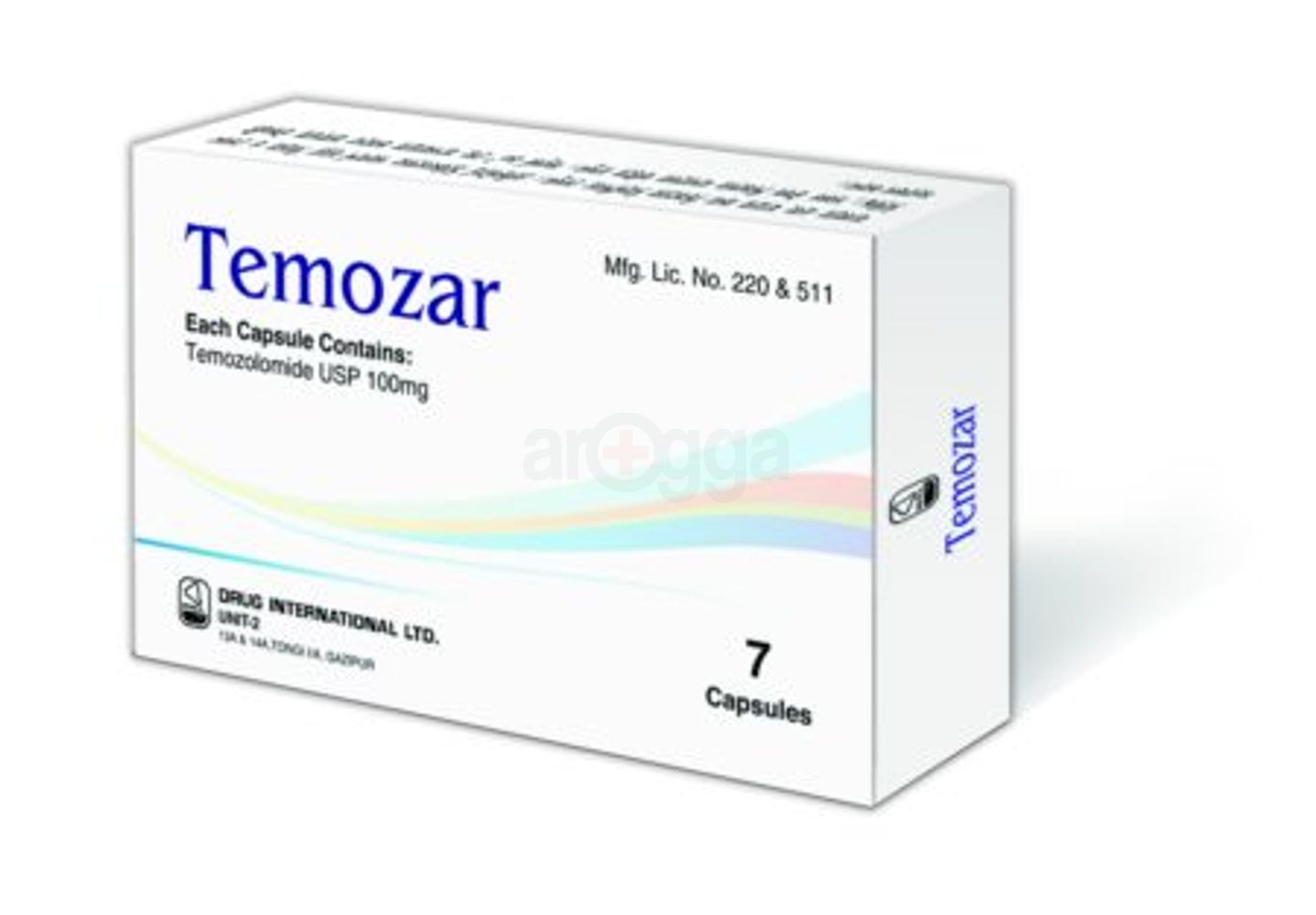 Temozar 100mg Capsule - Arogga Online Pharmacy