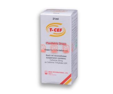 T Cef 21ml 25mg/ml Pediatric Drops