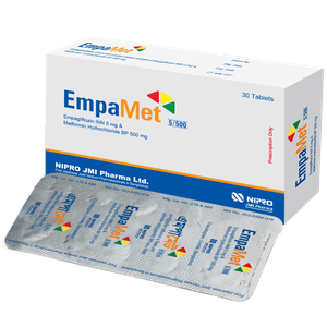 Empamet 500 5mg+500mg Tablet