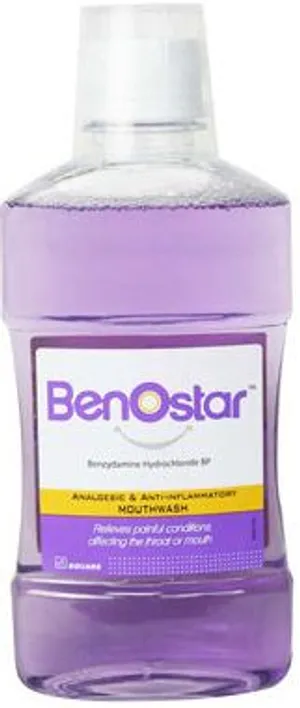 Benostar Mouthwash 250ml 0.15%w/v Mouthwash