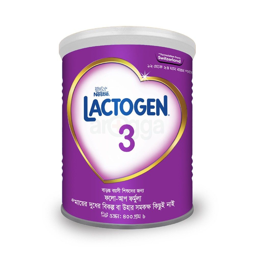 Nestlé Lactogen 3 Infant Formula Milk Powder Tin(12-24 Months) - Arogga ...