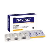 Nevirax 150mg+100mg Tablet