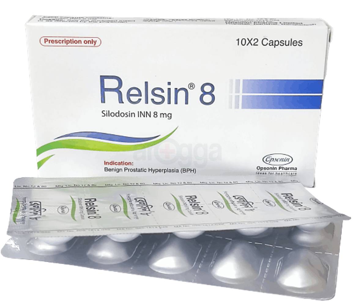 Relsin 8mg Capsule - Arogga Online Pharmacy