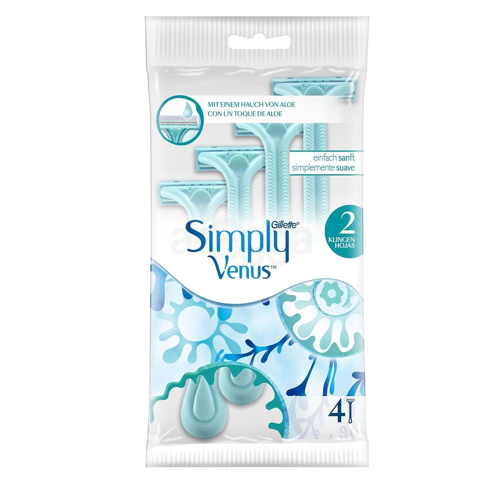 Gillette Simply Venus Disposable Razors for Women 4Pcs price in ...