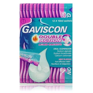 Gaviscon Liquid Sachet 500mg+213mg+325mg/10ml Liquid