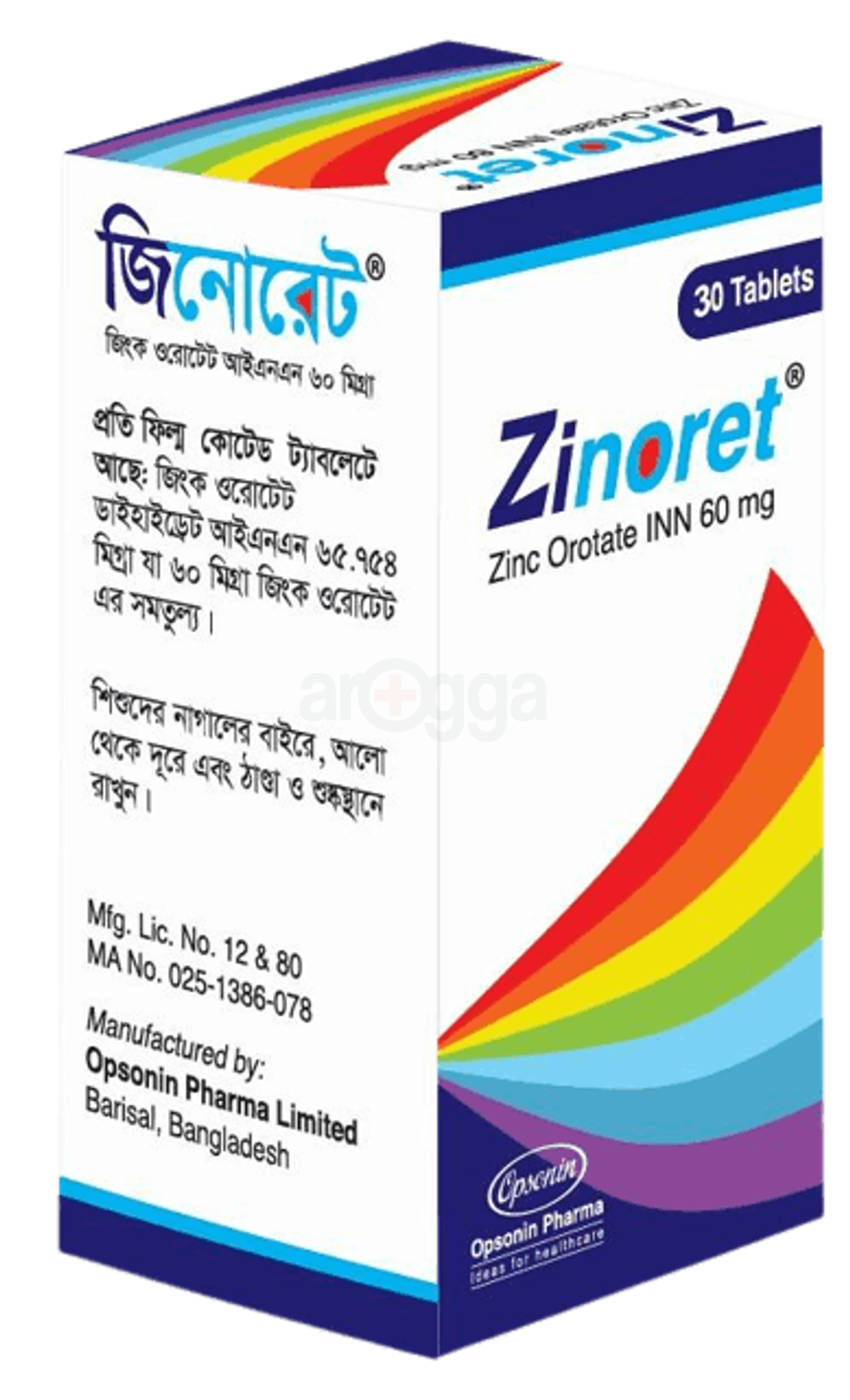 Zinoret 60 mg