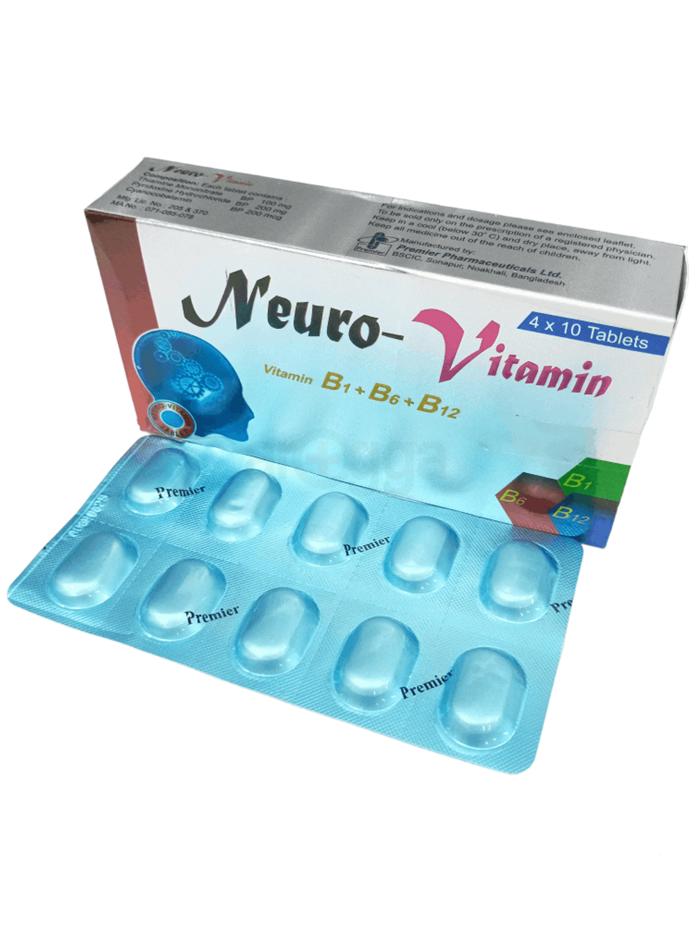 Neuro-Vitamin Tablet - Arogga Online Pharmacy