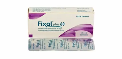 Fixal Plus 60mg+120mg Tablet