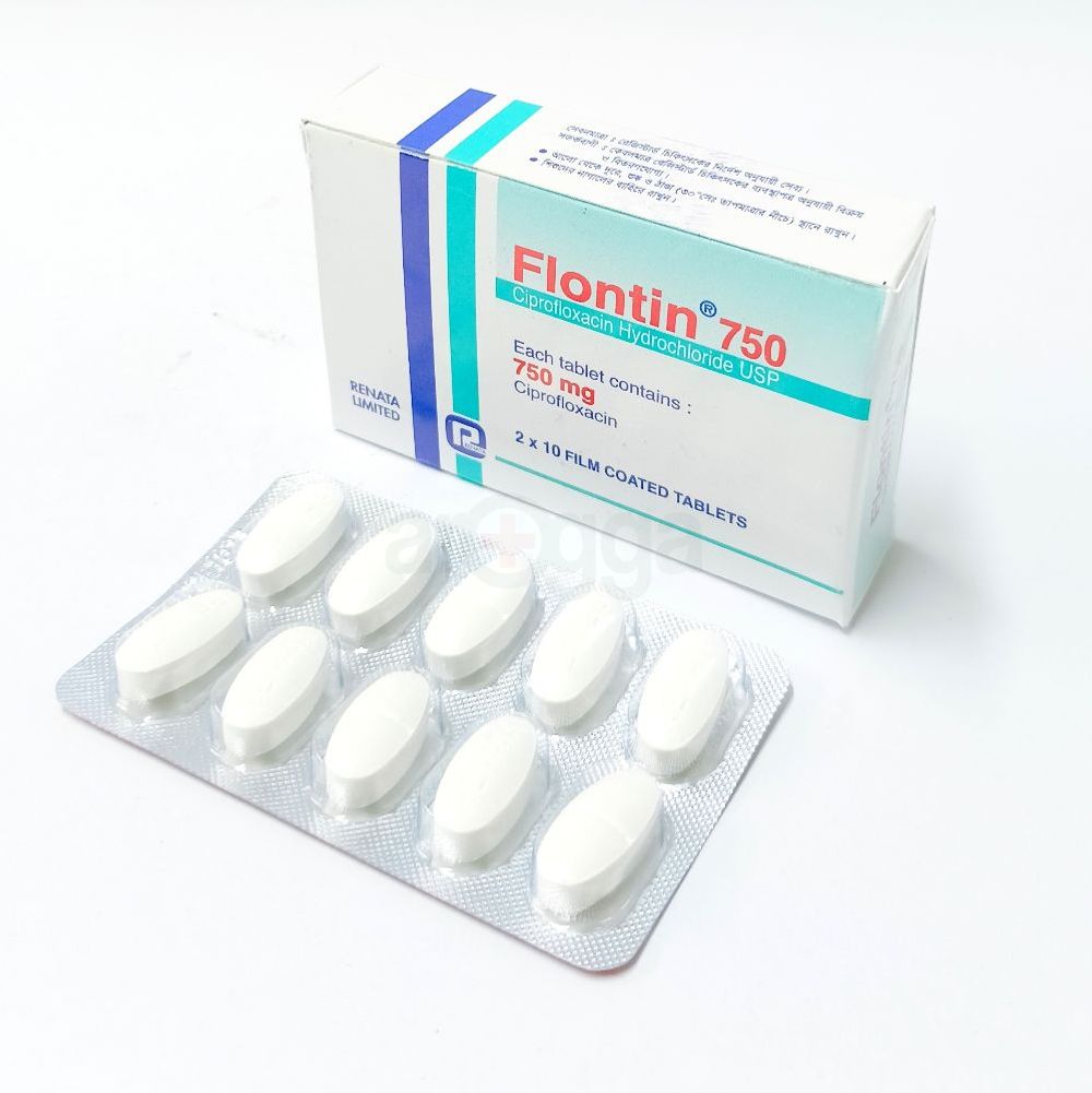 Flontin 750mg Tablet - Arogga Online Pharmacy