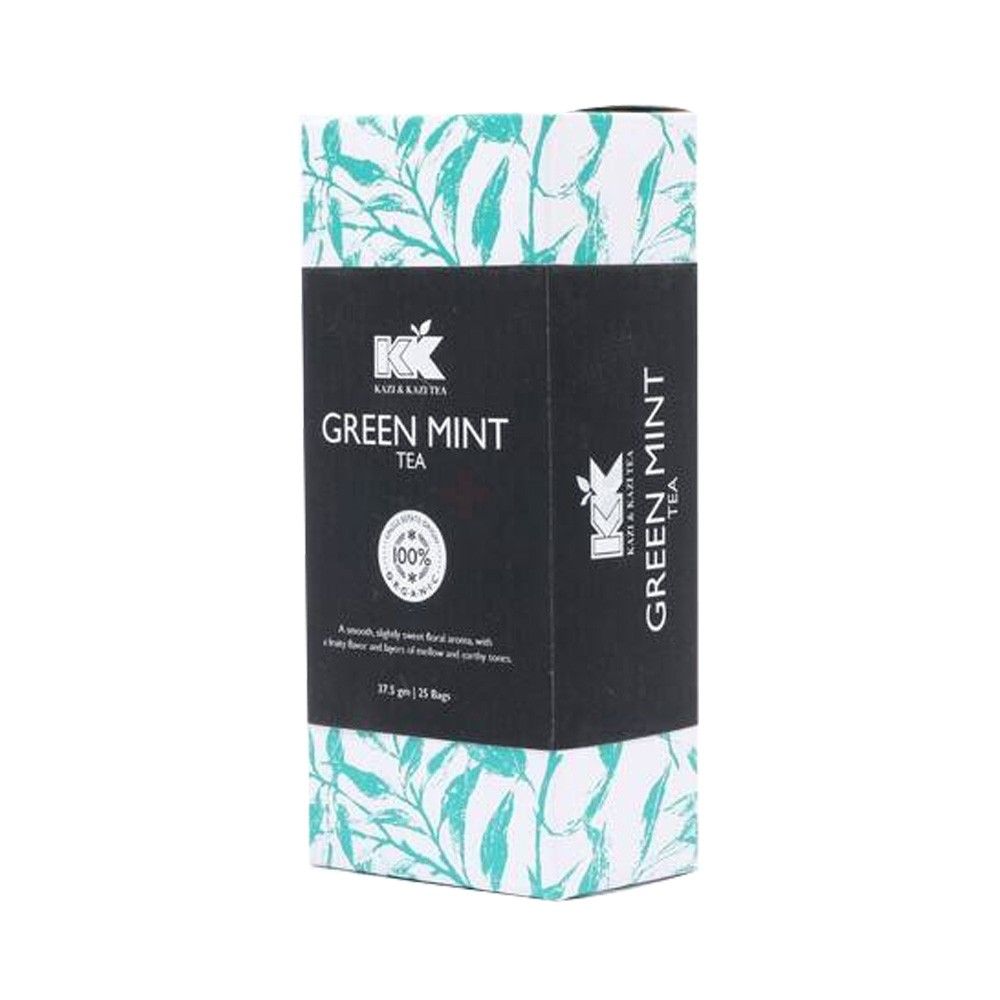 Kazi & Kazi Green Mint Tea 25's Pack 37.5gm price in Bangladesh | Arogga