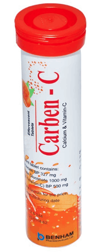 Carben C 1000mg+327mg+500mg Tablet
