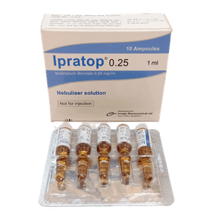 Ipratop Nebuliser Solution 250mcg/ml Nebuliser Solution