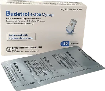 Budetrol 6/200 Mycap 200mcg+6mcg Capsule