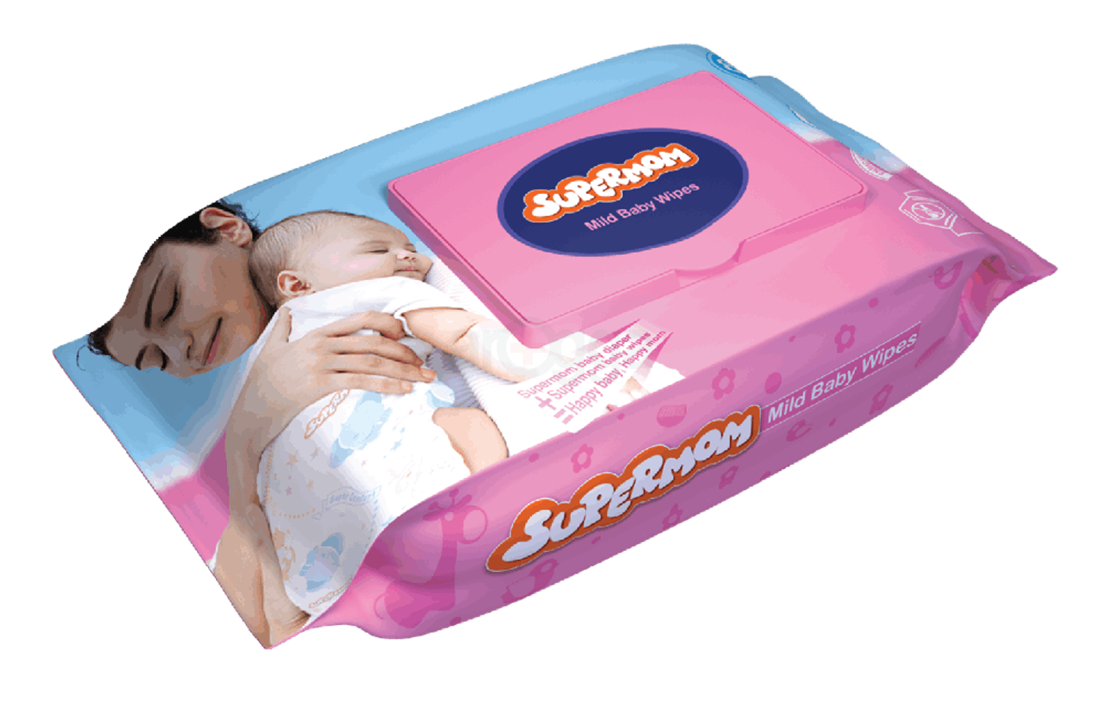 Supermom Premium Mild Baby Wipes 20 pcs Arogga Online Pharmacy