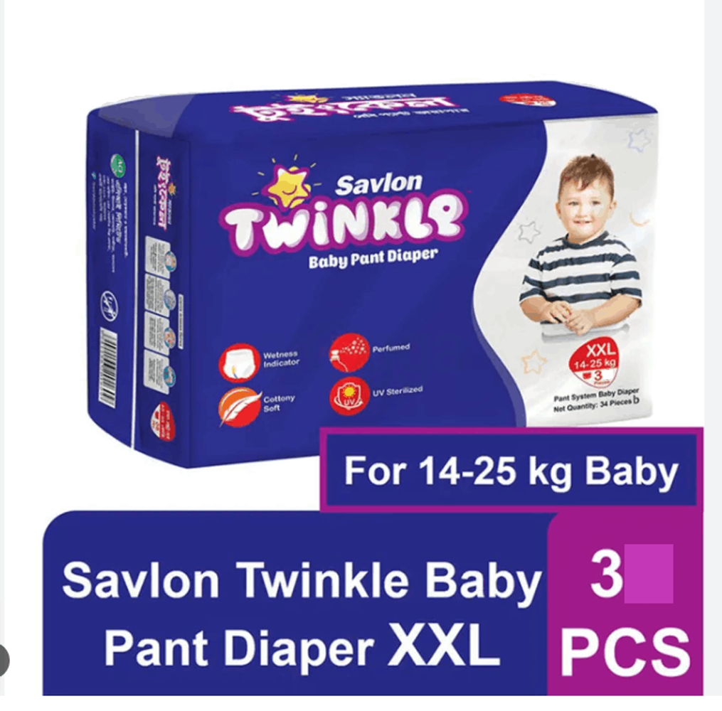 Savlon Twinkle Pant BD XXL3 Pcs Pent