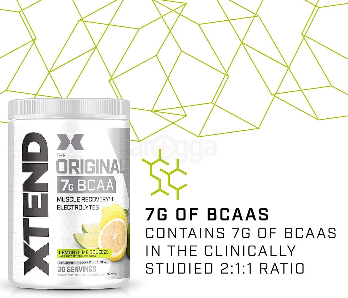 Xtend BCAA, Lemon Lime Squeeze, 30 Serving Lemon Lime