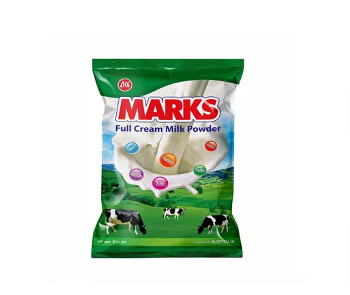 Marks Full Cream Milk Powder 500gm Poly - Arogga Ltd