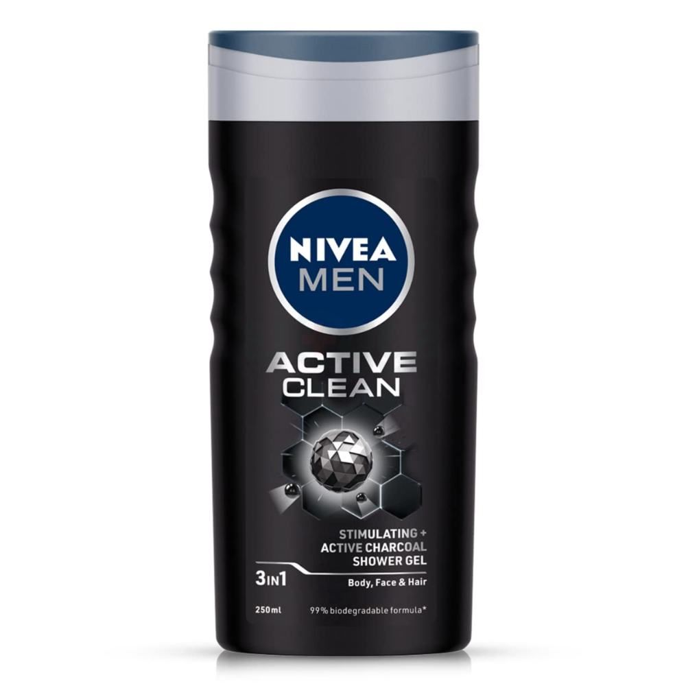 NIVEA MEN Shower Gel Active Clean 250ml price in Bangladesh | Arogga