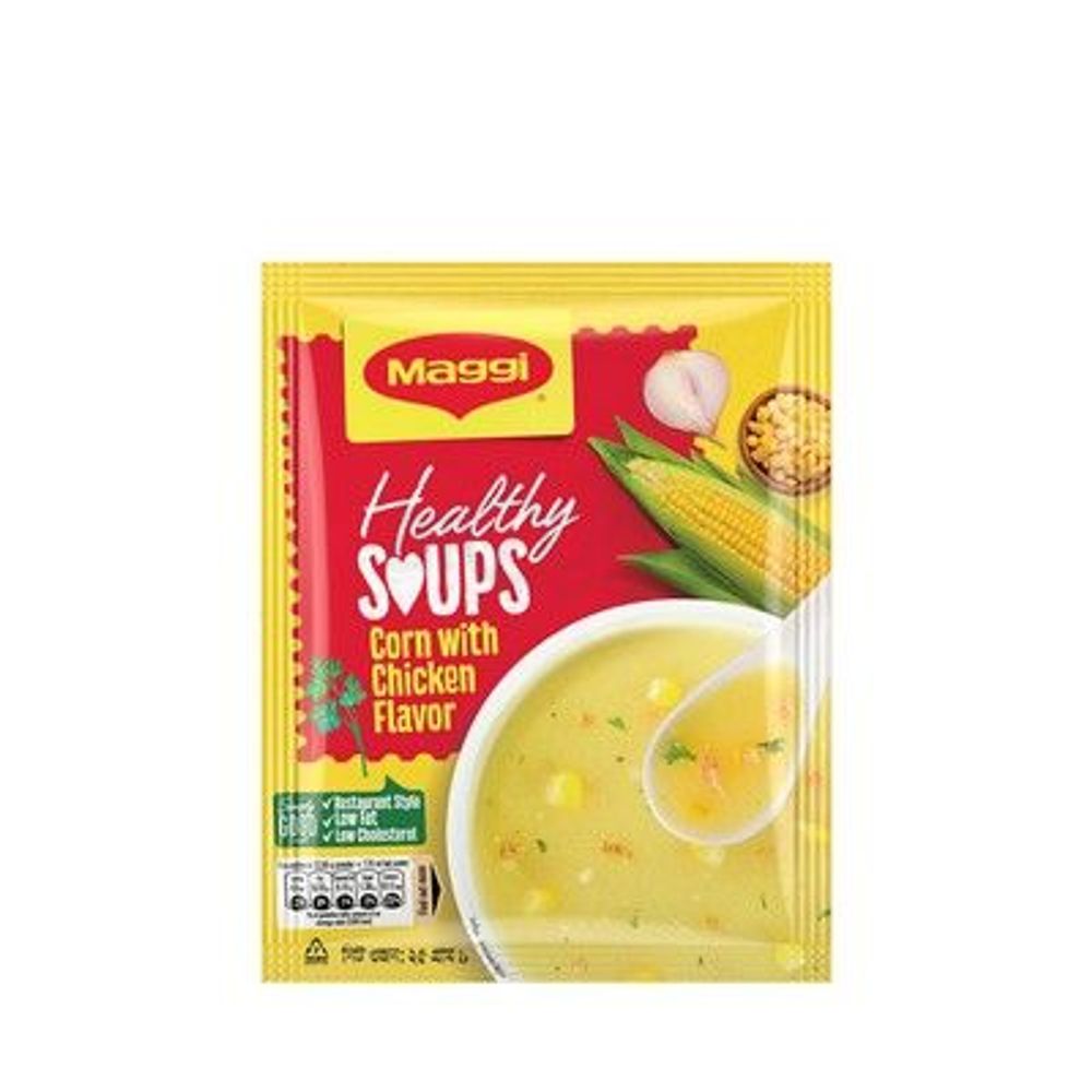 Nestle Maggi Healthy Soup Corn With Chicken Sachet - Arogga Ltd