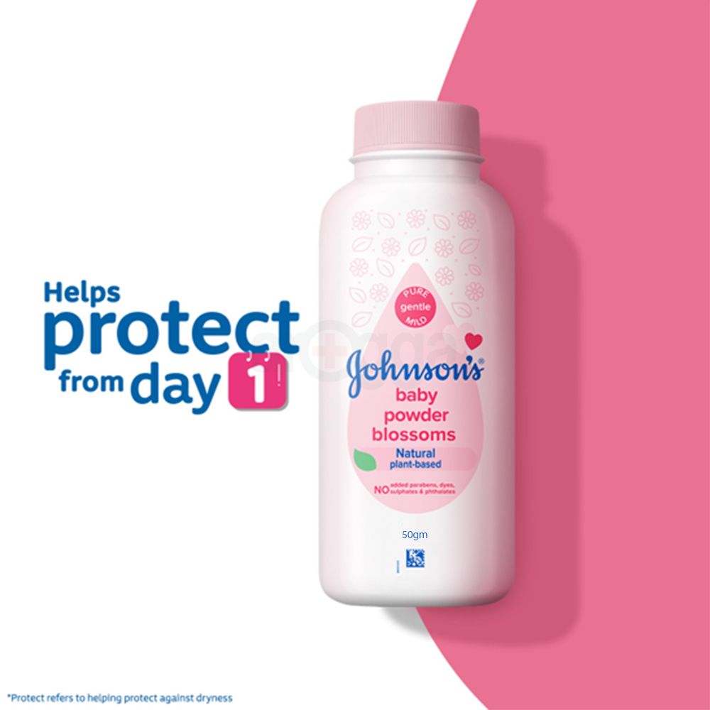 Johnson's Baby Powder Blossom Natural Plant Based 50g price in ...