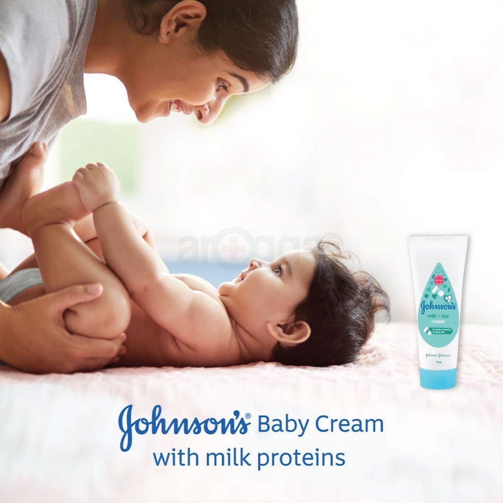 Johnson's Baby Skincare Cream Milk Rice 50g Arogga Online Pharmacy