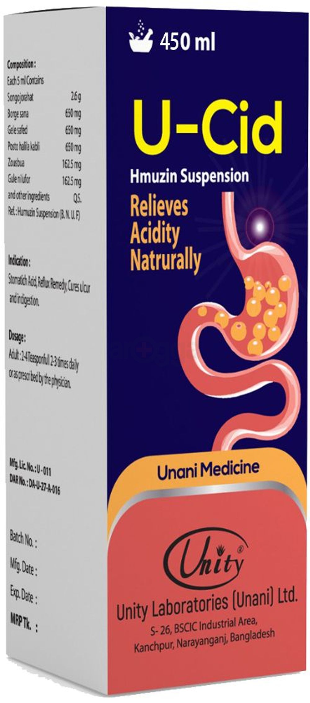 U-Cid 450ml price in Bangladesh | Arogga Online Pharmacy