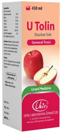 U-Tolin 450ml 450ml Syrup