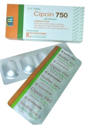 Cipcin 750mg Tablet