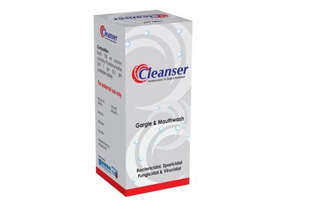 Cleanser Mouth Wash & Gargle 1% Mouthwash