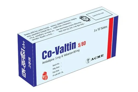 Co Valtin 5/80 5mg+80mg Tablet