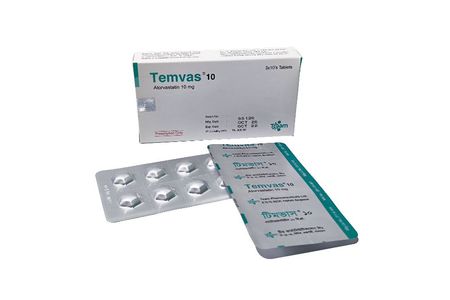 Temvas 10mg Tablet